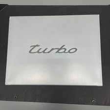 NIB Porsche 911 Turbo Hardcover Sales Brochure VTG Engine Model, Silver Box 997 picture