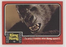 1976 Topps King Kong The juingle trembles when Kong appears #19 3c7 picture
