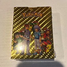 Pokémon Sealed Trading Card Box Gold Foil Edition Ash Pikachu picture