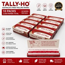 10x Tally-Ho 5 Pack Rolling Papers 2500 Papers Total Genuine AU Seller Fast Post picture
