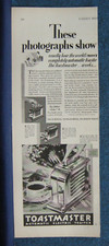1929 Toastmaster Ad ~Illustrates Exactly How This Toaster Works ~ Minneapolis picture