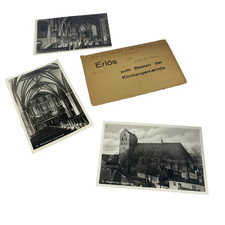 Vintage 1940s St Marienkirche Angermünde Germany Photo Postcards Lot Envelope picture