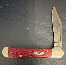 Vintage Case XX Red Bone 1-Blade Pocket Knife picture
