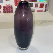 MidCentury Rich Amethyst Purple Tamara Aladdin Ruihimaen Lasi Oy Art Glass Vase picture