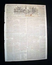 1862 Civil War Liberator Newspaper Emancipation Proclamation Frederick Douglass picture