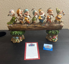 Jim Shore Disney Showcase Traditions Seven Dwarfs Homeward Bound 4005434 Enesco picture