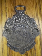 1897 25th Fireman's convention Schenectady, N.Y. pic massacre 1690 on front E6 picture