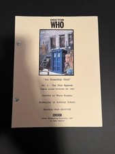 Dr Who - First ever episode screen play - 1963 picture