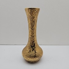 Dixon Art Studio Weeping Gold Budvase Ceramic 22k Gold Painted picture