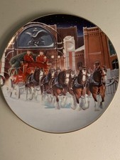 Anheuser Busch 1997 “Home For The Holidays” Collectors Plate New picture
