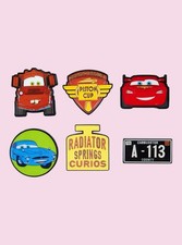 Disney Pixar Cars Blind Box Enamel Pin - Full Set 6 picture