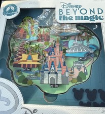 DISNEY D23 2026 EXPO BEYOND THE MAGIC Disney World  Magic Kingdom Pin Set LE 500 picture