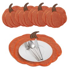 OWENIE Thanksgiving Harvest Pumpkin Placemats 15 x 15 15x15