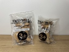 Vintage Taco Bell Talking Chihuahua New In Original Box Set of 2  picture