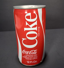 Vintage Coca-Cola Can Empty Sealed Pull Tab No Bar Code Factory Error 1977 or 78 picture