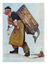 A Fair Catch Mermaid by Norman Rockwell 1985 5