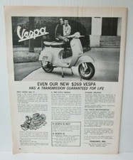 VESPA MOTOR SCOOTER 1960's 10.5