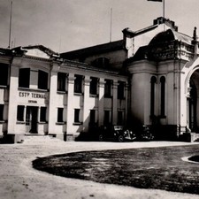 Portugal Estoril Hotel do Parque White Border Scalloped Edges RPPC picture
