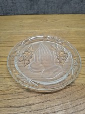 Praying Hands Religious Clear Glass Plate picture