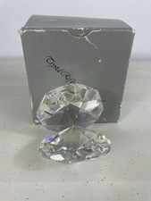 Clear Crystal Glass Oyster with Pearl by Crystal Reflections With Original Box picture