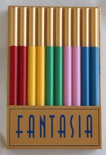 Vintage Cigarette Advertising Display Nat Sherman Brand FANTASIA Insert Sample picture