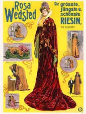 Rosa Wedsted Vintage Poster - 1890s Art Nouveau Travel Print 24x36” 🎨 picture