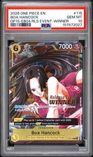 2026 ONE PIECE PROMOS #115 BOA HANCOCK RELEASE EVENT WINNER PSA 10 picture