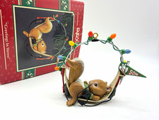 ENESCO Treasury of Christmas Ornaments Greetings In Stereo Son Squirrel picture