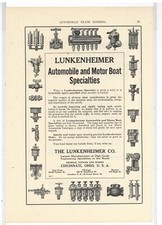 1913 Lunkenheimer Co. Ad: Auto & Motor Boat Parts - Cincinnati, OhiO picture