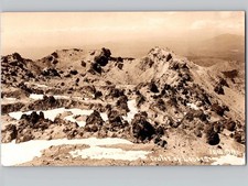 c1919 Crater Of Lassen Peak Volcano California CA RPPC Real Photo Postcard picture