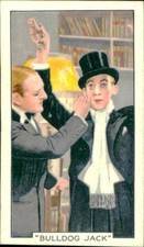 1930s Gallaher Film Stars JACK & CLAUDE HULBERT Tobacco Cigarette Card picture