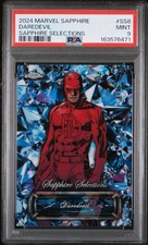 2024 Topps Chrome Sapphire Marvel Daredevil Sapphire Selections SS-8 PSA 9 picture