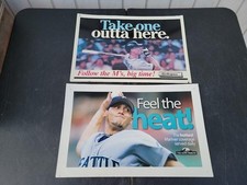 Vintage Oregonian News Tribune Seattle Mariners Advertising Signs Lot 2 Color picture
