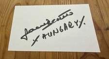Cosmo Bertalan Farkas Signed 3x5 Index 1st Hungarian Space Soyuz Only 1 on Ebay picture