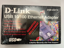 D-Link DSB-650TX USB 1.1 Fast Ethernet Adapter New in Box picture