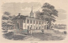 Mount Vernon George Washington Home 1877 Engraving Frank Leslie’s picture