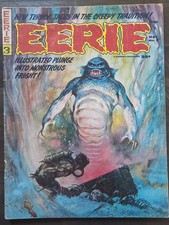 EERIE #3 Vintage Warren HORROR Monster Magazine 1966 Frazetta picture