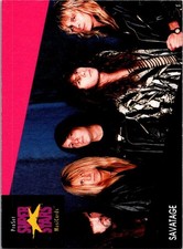 SAVATAGE 1991 Pro Set Super Stars MusiCards Music Trading Card #232 PSA picture
