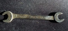 Vintage 1950s Vlcheck Model W1012 open end combination wrench 3/8