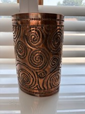 Taos Tin Works Marion Moore Copper Punched Sconce 