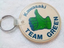 Vintage Kawasaki Team Green official key chain picture