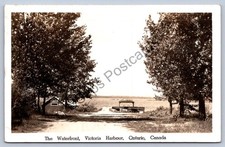 K65/ Victoria Harbour Ontario Canada RPPC Postcard c1940s Waterfront 509 picture