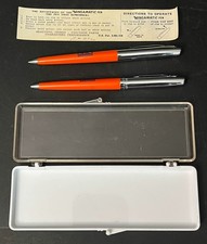 Vintage Columbia Wingamatic Pen Pencil Set Koehring Advertising Case Instruction picture