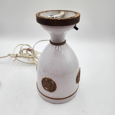 Vintage Ugo Zaccagnini Italian Pottery Accent  hanging Raymor pendant light picture