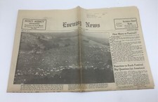WOODSTOCK Evening News-Monticello NY-August 21 1969-LOCAL NEWSPAPER RARE picture