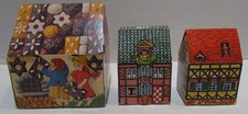 Vintage German Candy & Cookies Boxes Houses, Schmidt & Storz picture