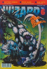 Wizard: The Comics Magazine #6A VF; Wizard | Sam Kieth Gray Hulk - w/Bag+Board picture