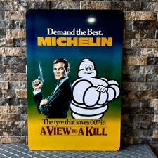 Vintage Michelin James Bond Sign – 007 A View to a Kill- 24