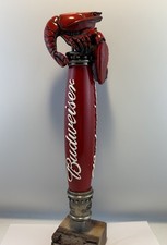 Beer Tap Handle Budweiser Beer Tap Handle Budweiser Lobster Beer Tap Handle picture