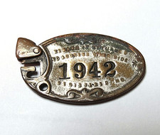 VINTAGE 1942 TAG THE GUARDIAN SAVING TRUST STATE OF CLEVELAND picture